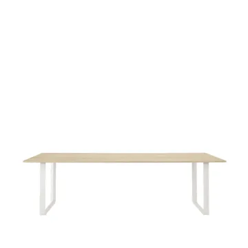 70/70 Esstisch 255 x 108cm - Solid oak-White - Muuto