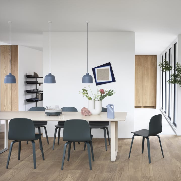 70/70 Esstisch 255 x 108cm, Solid Smoked oak-Grey Muuto