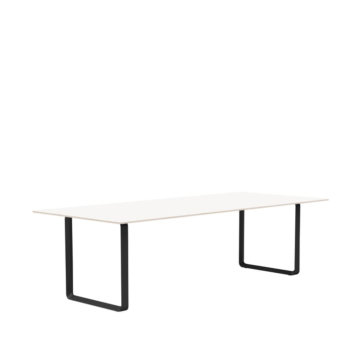 70/70 Esstisch 255 x 108cm - White laminate-Plywood-Black - Muuto