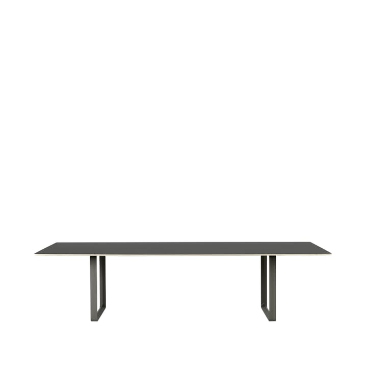 70/70 Esstisch 295 x 108cm - Black linoleum-Plywood-Black - Muuto