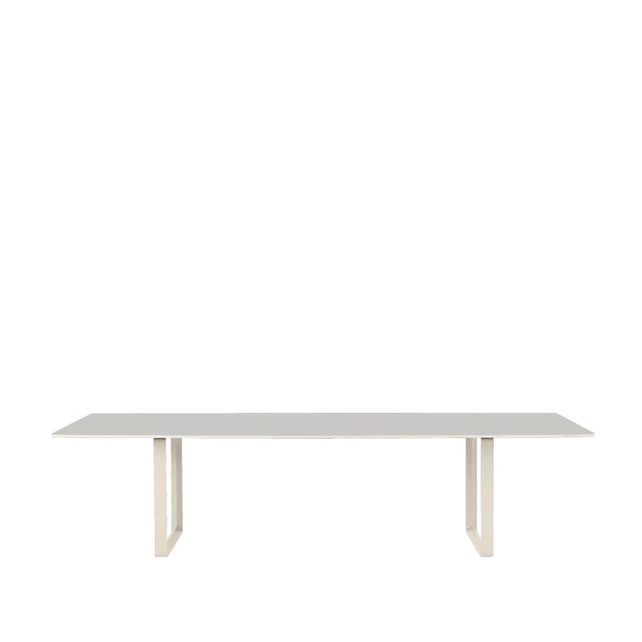 70/70 Esstisch 295 x 108cm - Grey linoleum-Plywood-Sand - Muuto