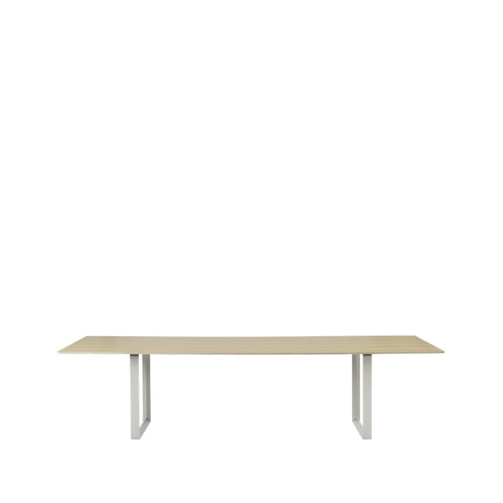 70/70 Esstisch 295 x 108cm - Oak veneer-Plywood-Grey - Muuto