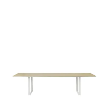70/70 Esstisch 295 x 108cm - Oak veneer-Plywood-White - Muuto