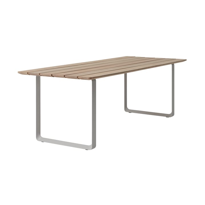 70/70 Outdoor Esstisch 225x90 cm graues Stahlgestell Muuto