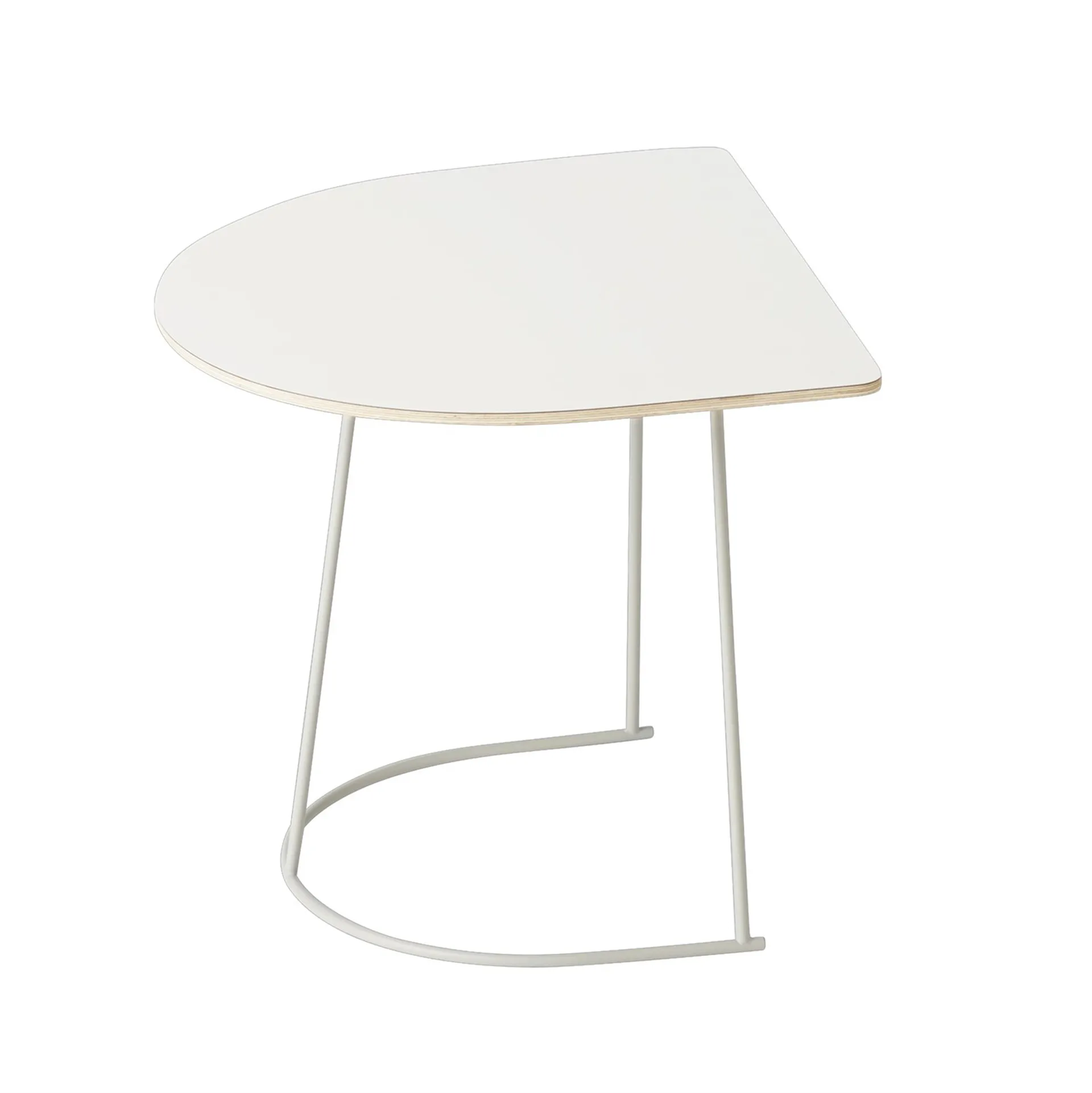 Airy Beistelltisch half size, Off-white Muuto