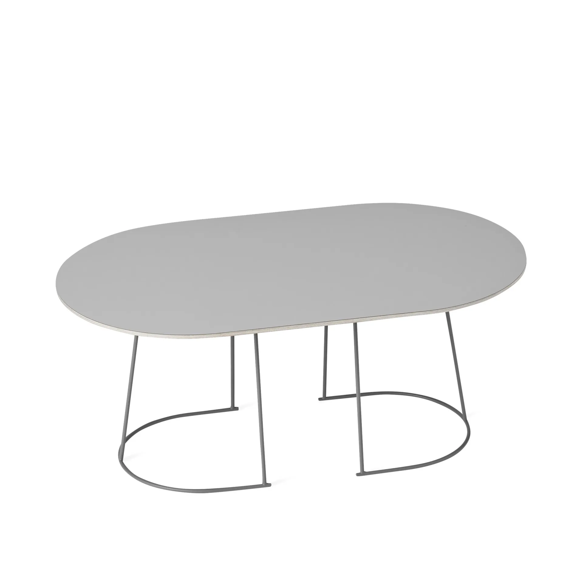 Airy Beistelltisch M, Grau Muuto