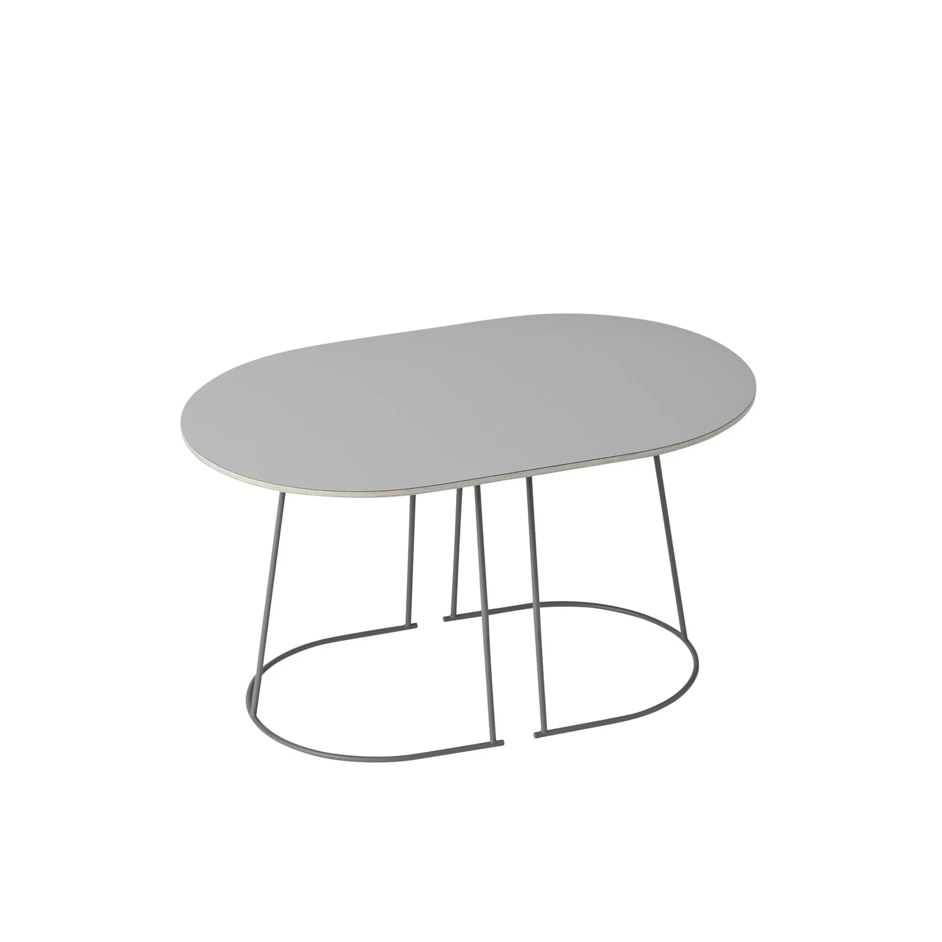 Airy Beistelltisch S, Grau Muuto