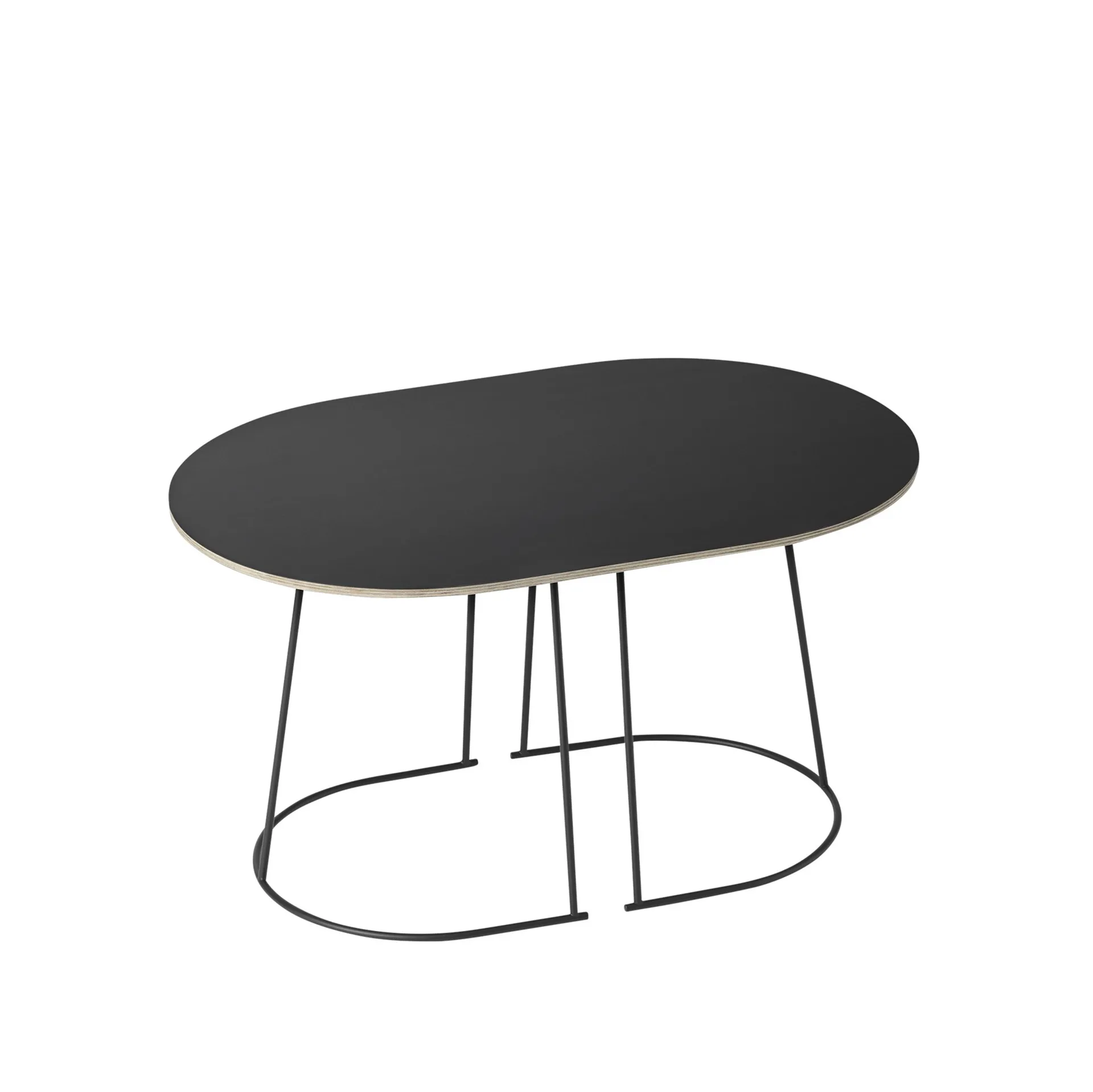 Airy Beistelltisch S, Schwarz Muuto