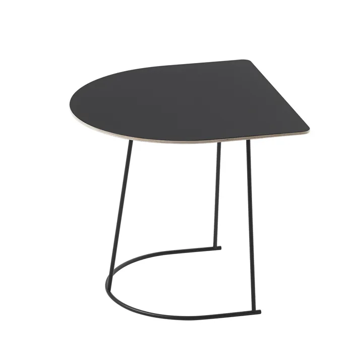 Airy Couchtisch half size - Schwarz - Muuto