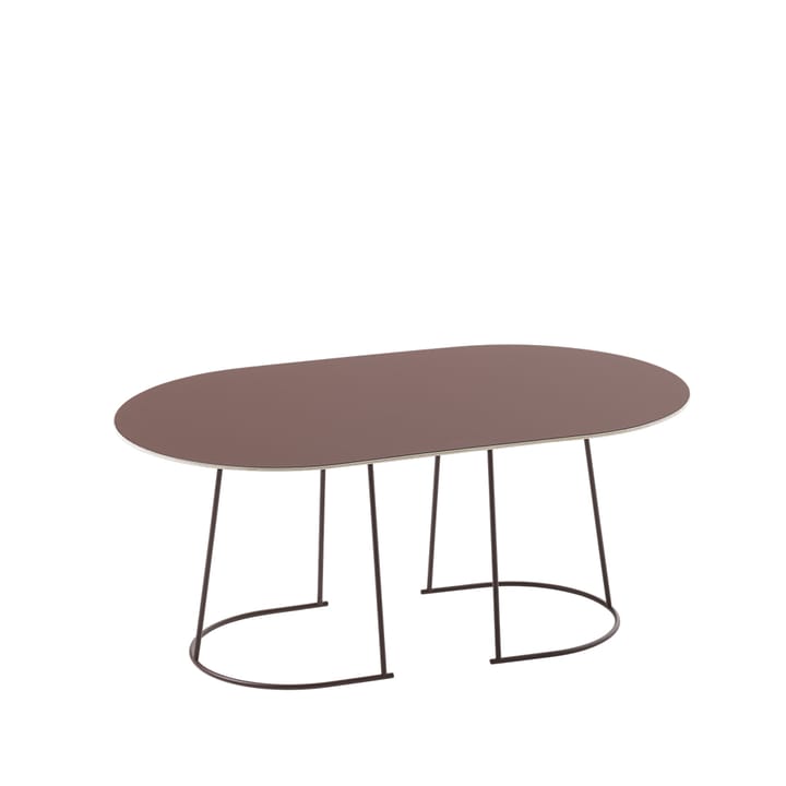 Airy Couchtisch oval - Plum, nanolaminat, medium - Muuto