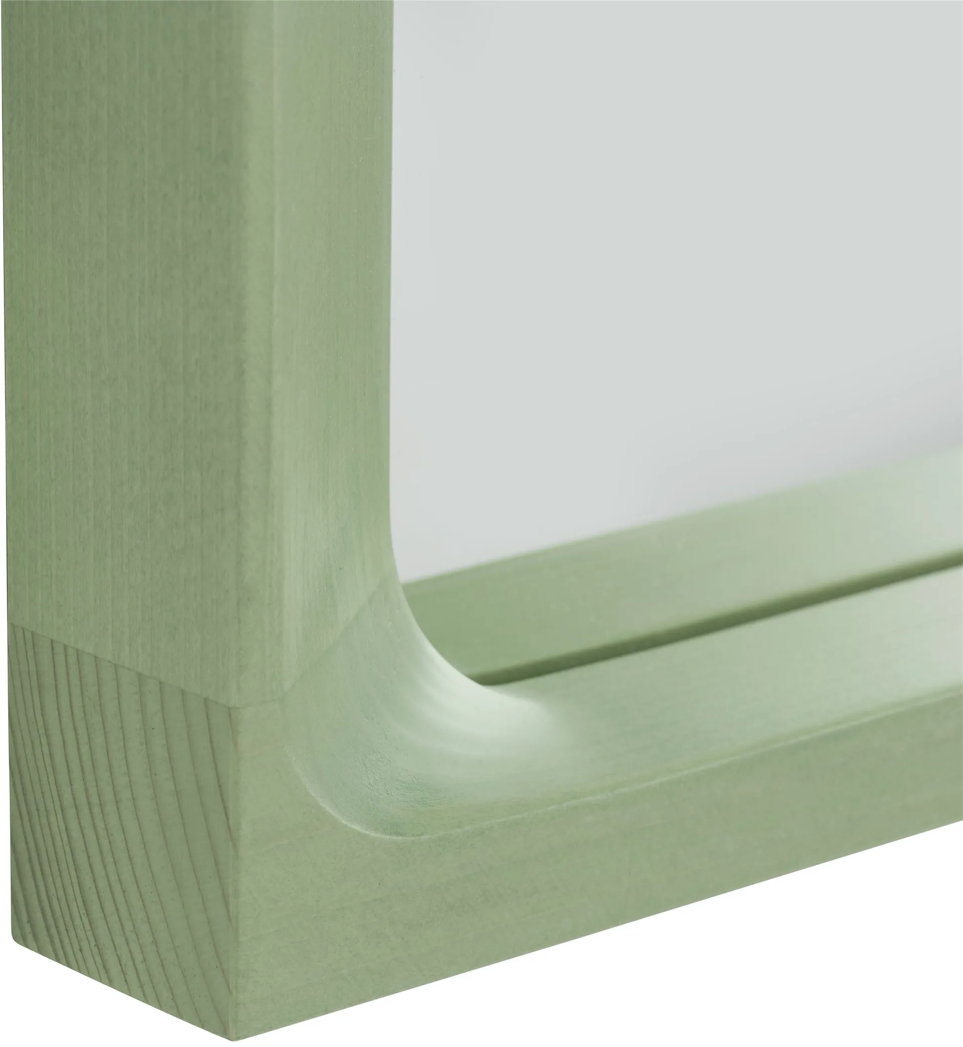 Arced Spiegel 80x55 cm, Light green Muuto