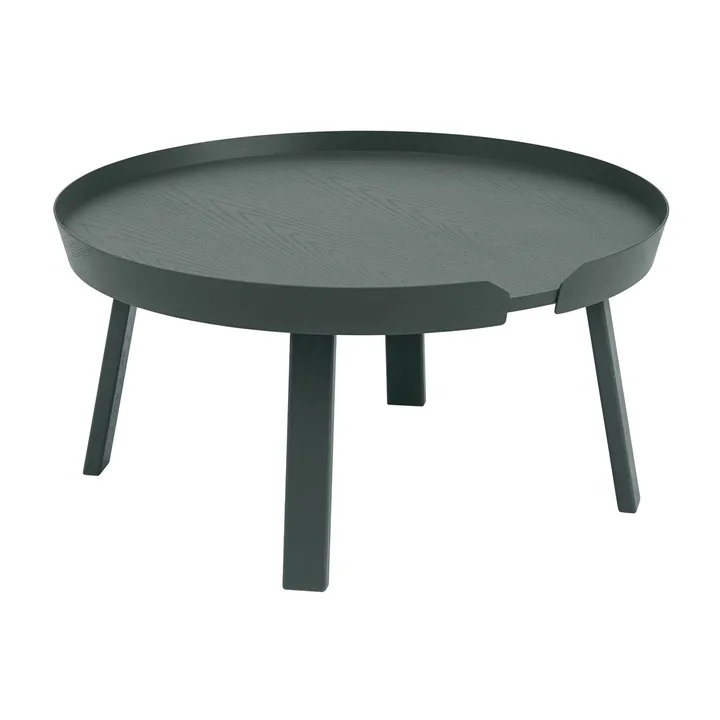Around Couchtisch groß - Dark green - Muuto