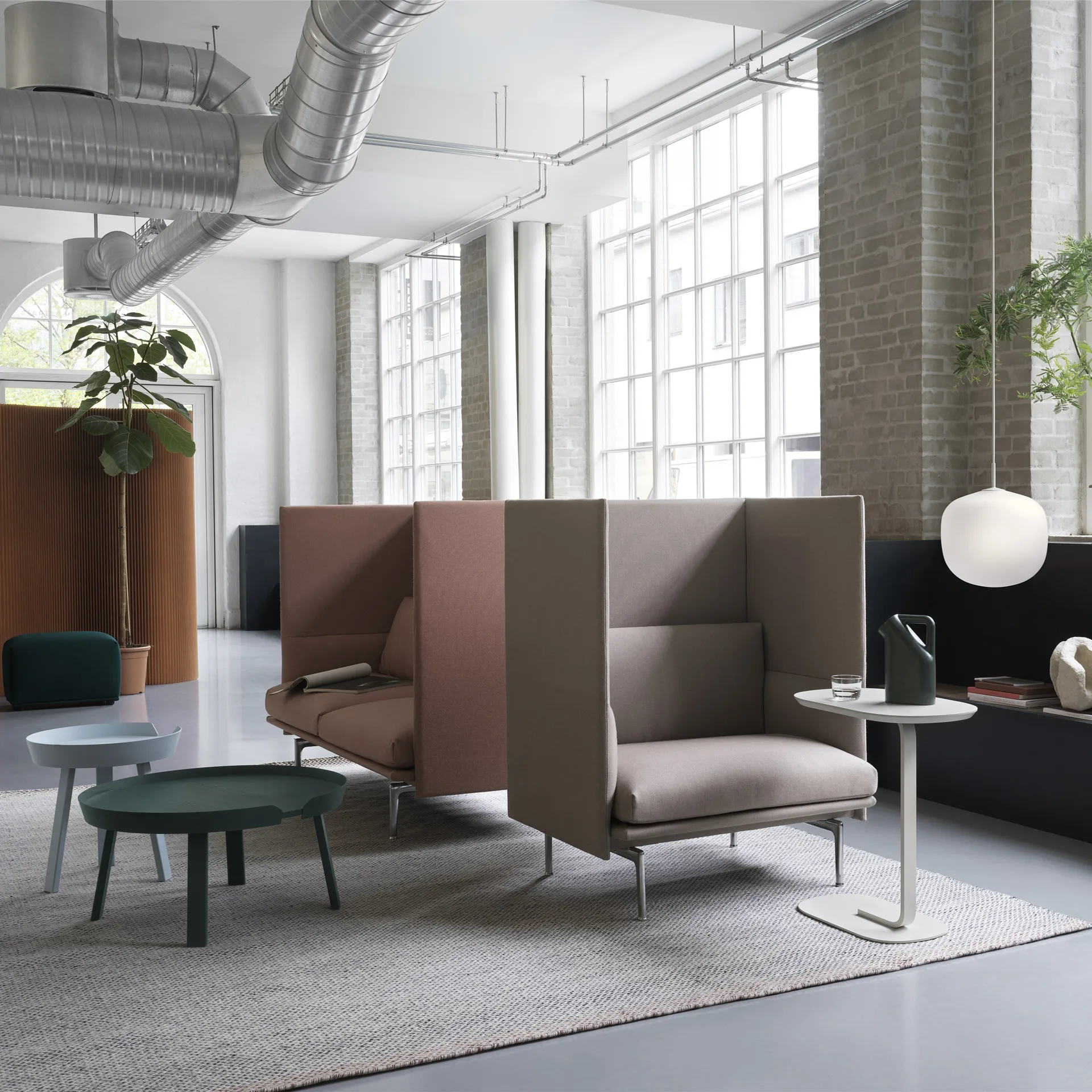 Around Couchtisch groß, Dark green Muuto
