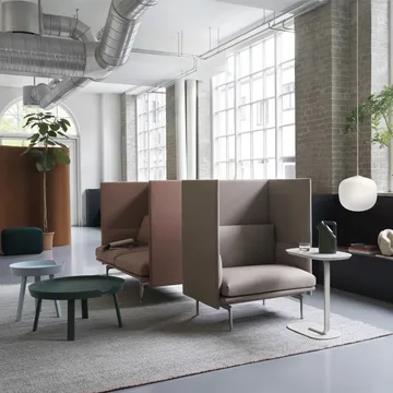 Around Couchtisch groß - Dark green - Muuto
