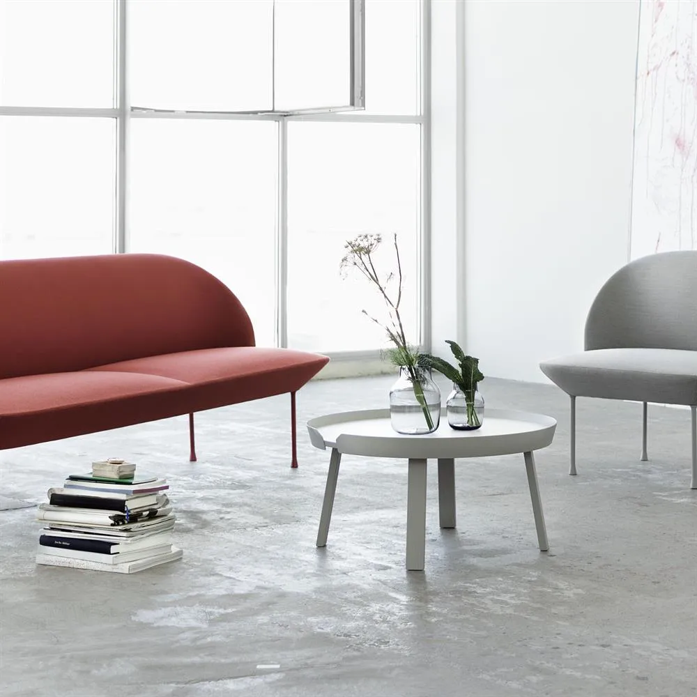 Around Couchtisch groß, Grau Muuto