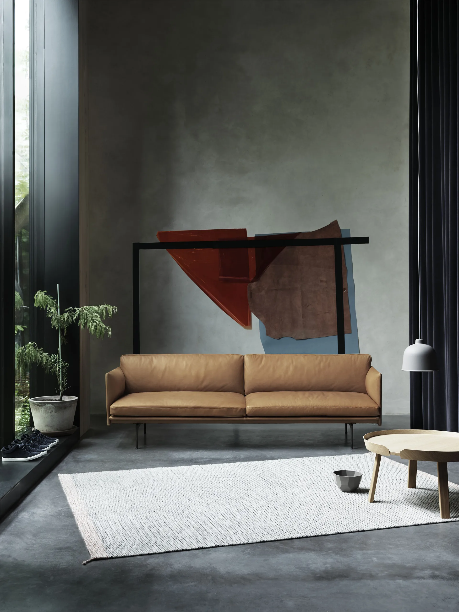 Around Couchtisch groß, Oak Muuto