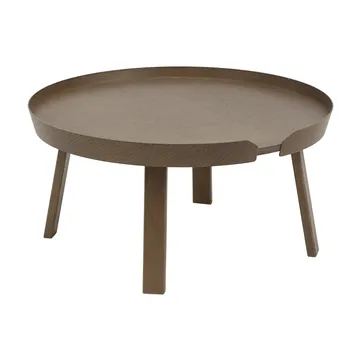 Around Couchtisch groß - Stained dark brown - Muuto