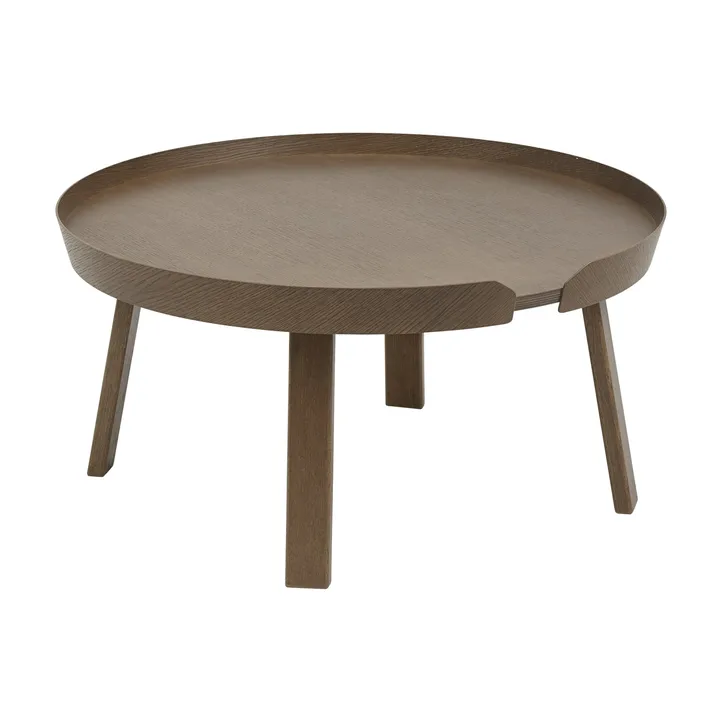 Around Couchtisch groß - Stained dark brown - Muuto