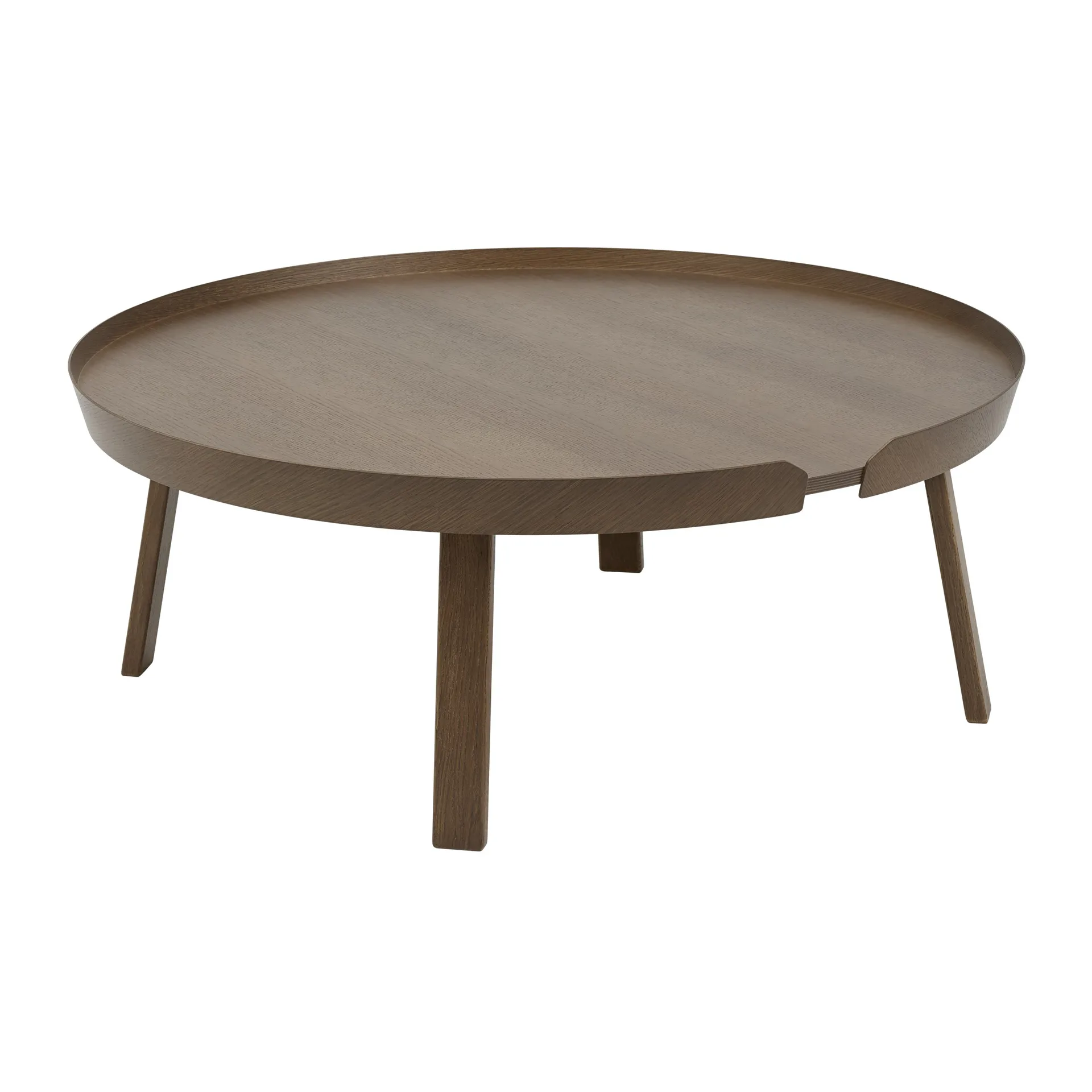 Around Tisch xl, Stained dark brown Muuto