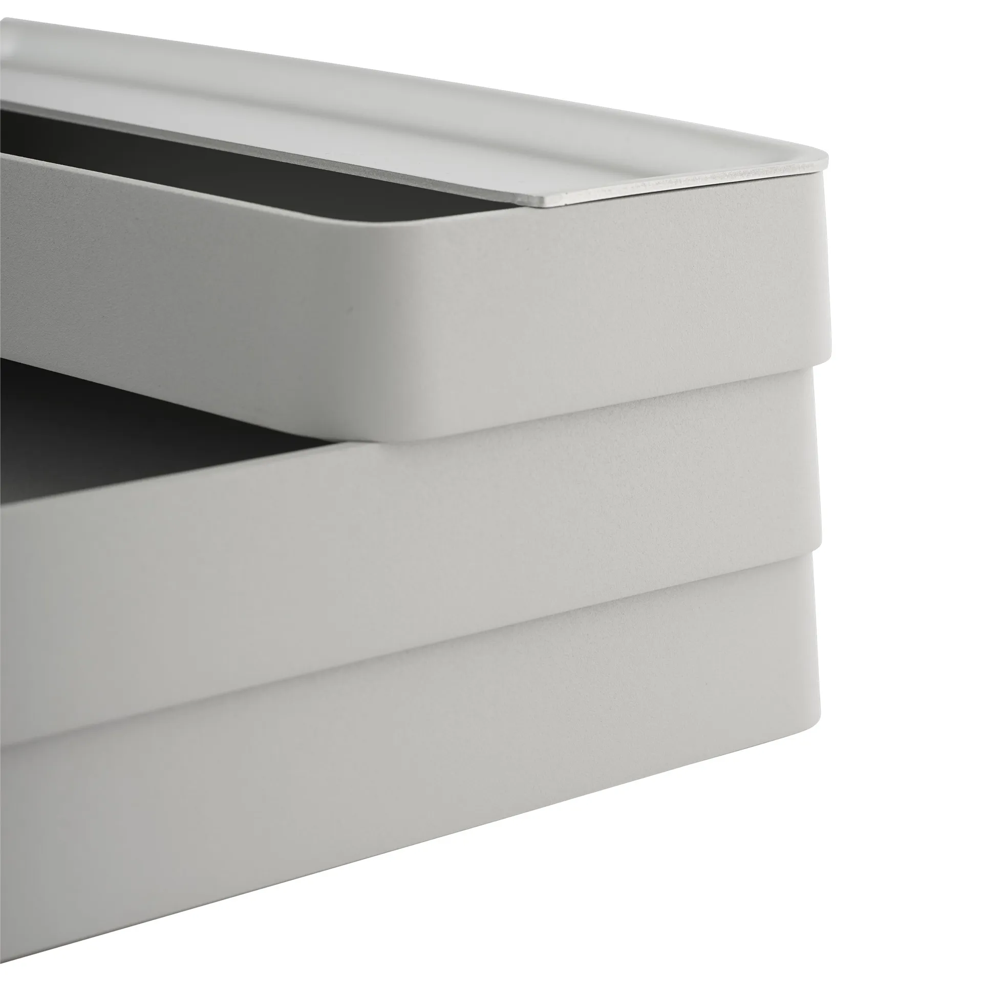 Arrange Desktop Deckel 8 x 24cm, Aluminum Muuto