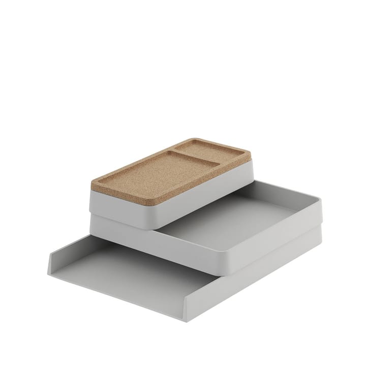 Arrange Desktop Verwahrung, Grey, configuration 1 Muuto