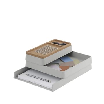 Arrange Desktop Verwahrung - Grey, configuration 1 - Muuto