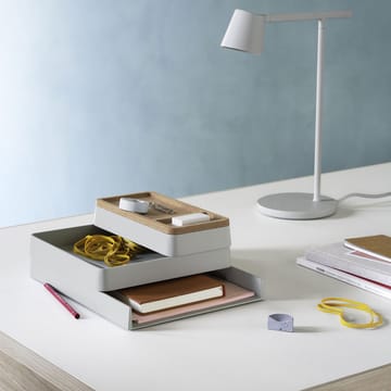 Arrange Desktop Verwahrung - Grey, configuration 1 - Muuto