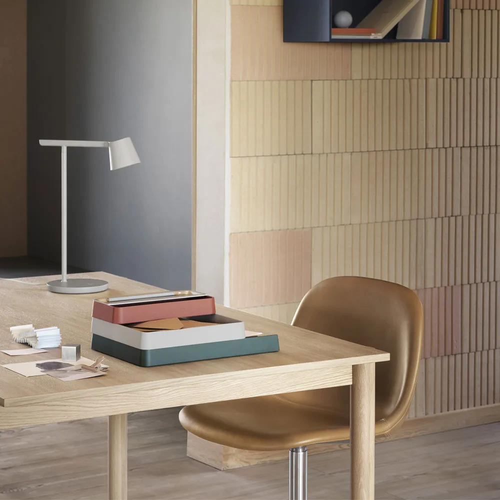 Arrange Desktop Verwahrung, Grey, configuration 1 Muuto
