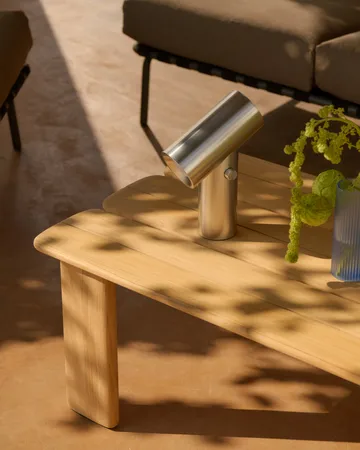 Assemble Couchtisch - Teak, 135x55 cm - Muuto