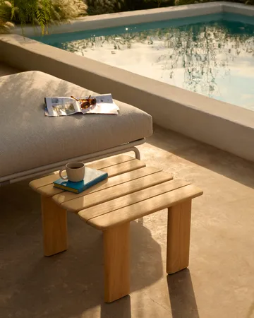 Assemble Couchtisch - Teak, 55x55 cm - Muuto