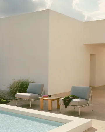 Assemble Couchtisch - Teak, 55x55 cm - Muuto