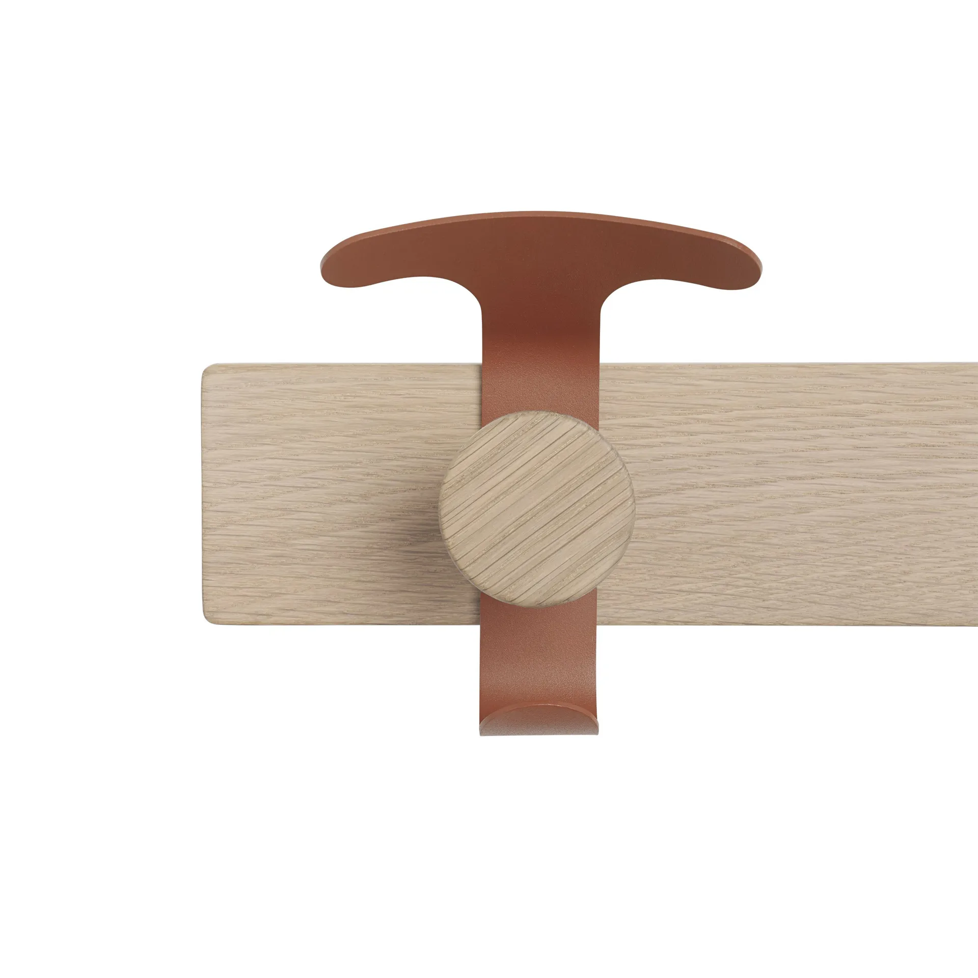 Avail Kleiderhaken, Eiche-kupferbraun Muuto