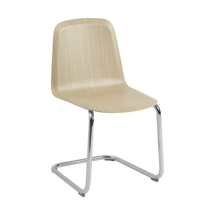 Brink Chair Cantilever Base Stuhl - Eiche-Chrom - Muuto