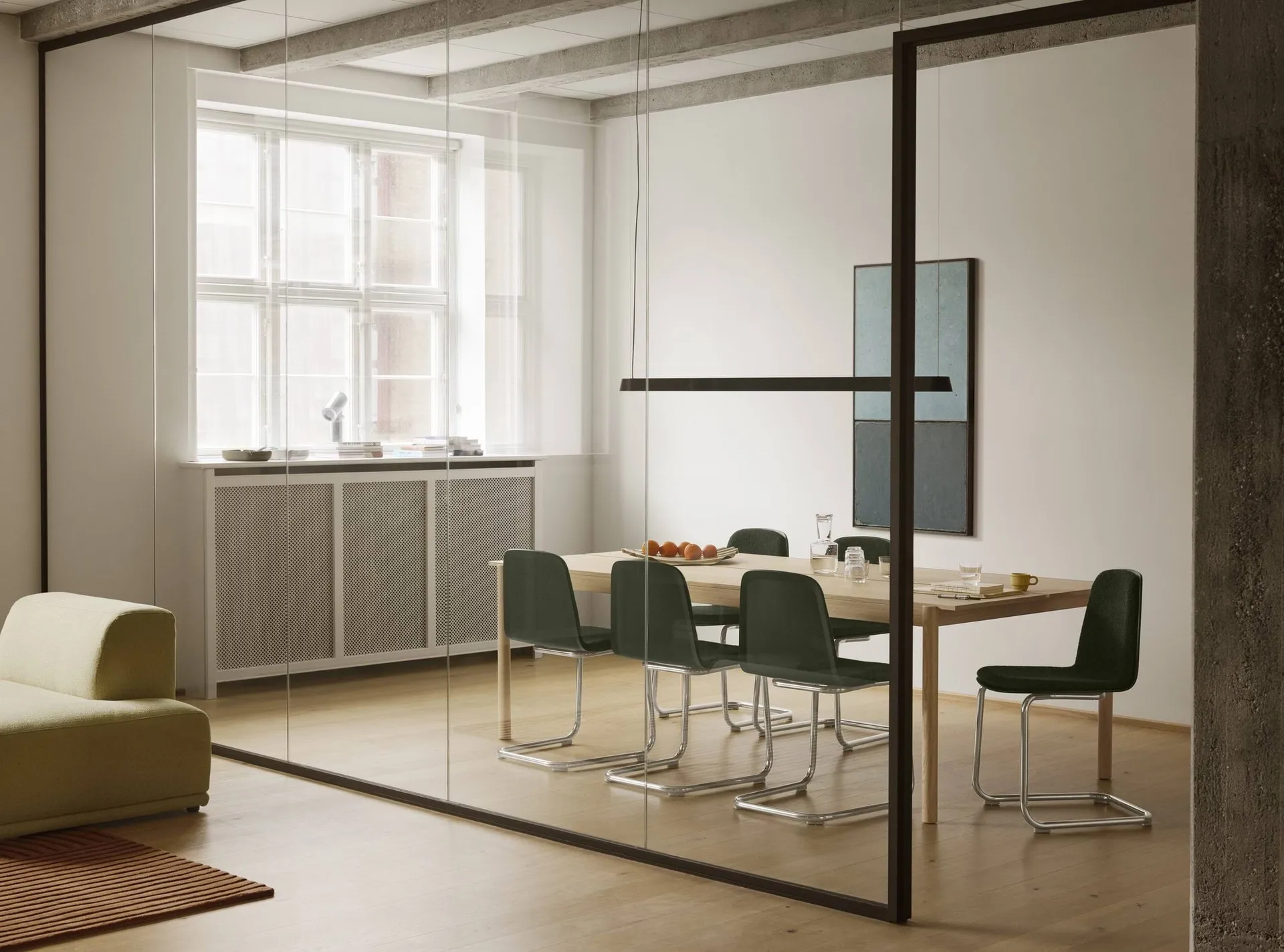 Brink Chair Cantilever Base Stuhl, Schwarz Muuto