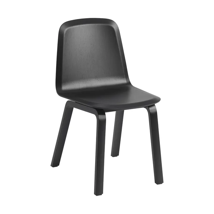 Brink Chair Wood Base Stuhl - Schwarz - Muuto