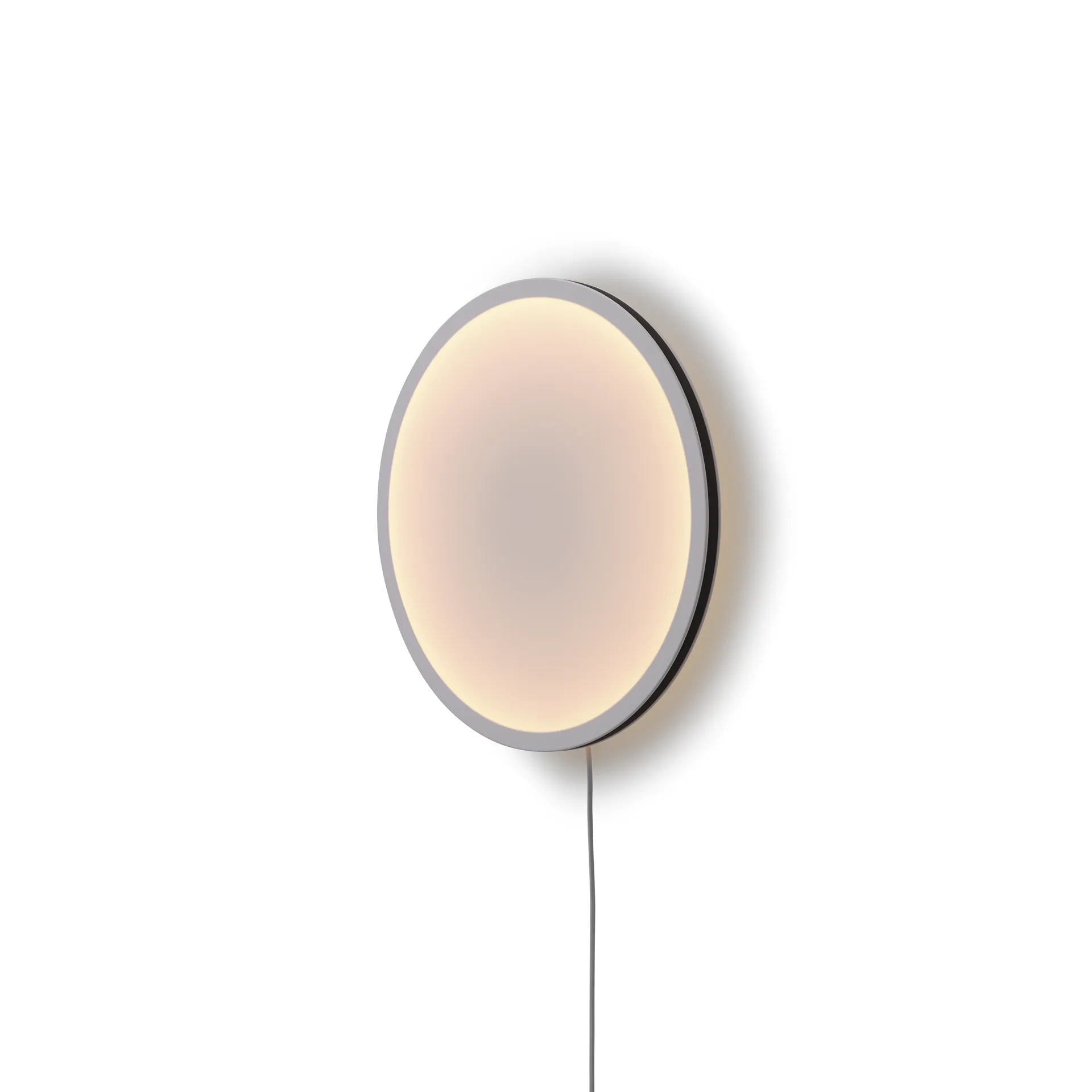 Calm Wandleuchte Ø50 cm, White/Black Muuto