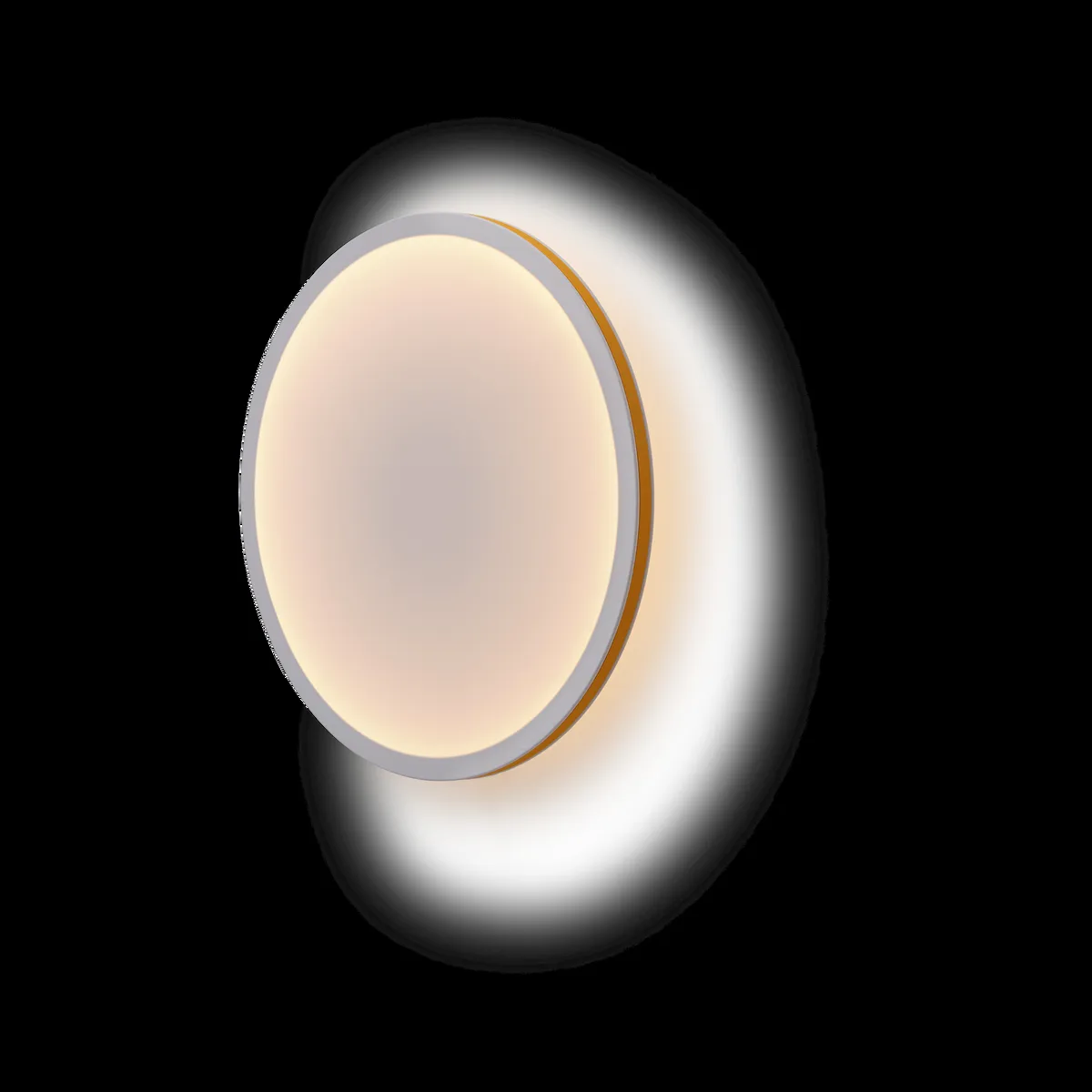 Muuto Calm Wandleuchte Ø50 cm White/Orange