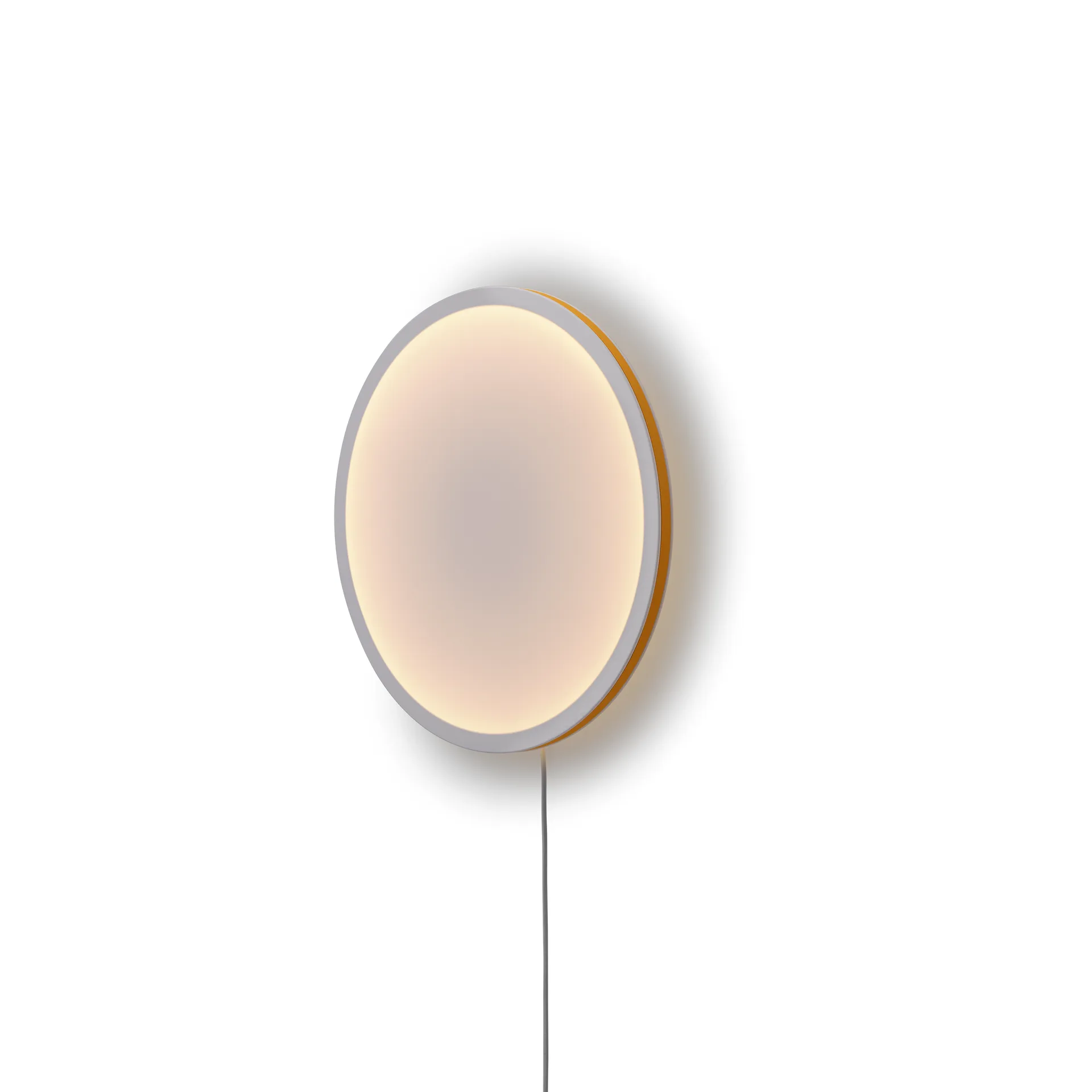 Calm Wandleuchte Ø50 cm, White/Orange Muuto