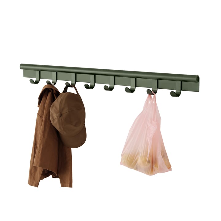 Coil Kleiderhaken 100cm, Dark green Muuto