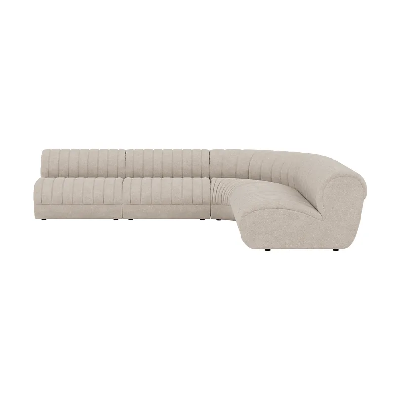 Coltre Modulsofa, Konfiguration 1, Turf-Sand, Ecksofa Muuto
