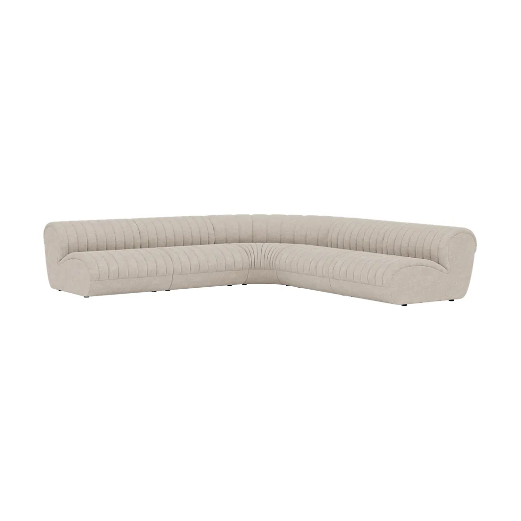 Coltre Modulsofa, Konfiguration 1, Turf-Sand, Ecksofa Muuto