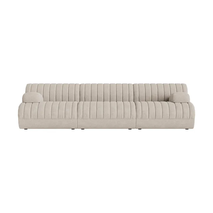 Coltre Modulsofa - Konfiguration 2, Turf-Sand, 3-Sitzer - Muuto