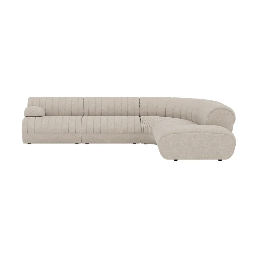 Coltre Modulsofa, Konfiguration 2, Turf-Sand, Ecksofa Muuto