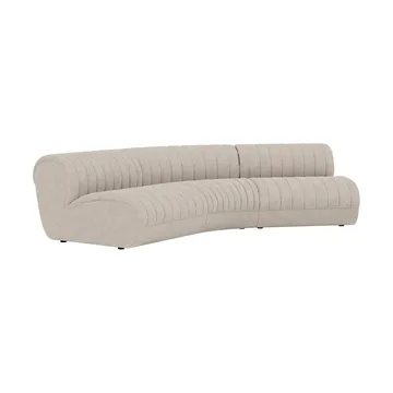 Coltre Modulsofa - Konfiguration 4, Turf-Sand, 3-Sitzer - Muuto