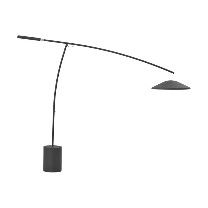 Contra Stehleuchte - Anthracite black-concrete, 188 cm - Muuto