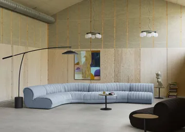 Contra Stehleuchte - Anthracite black-concrete, 188 cm - Muuto