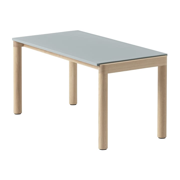 Couple 1 Plain Beistelltisch 40 x 84 x 40cm - Pale blue-oak - Muuto