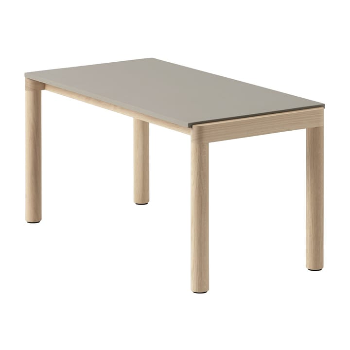 Couple 1 Plain Beistelltisch 40 x 84 x 40cm - Taupe-oak - Muuto