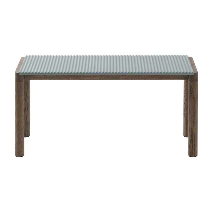 Couple 1 Wavy Beistelltisch 40 x 84 x 40cm - Pale blue-dark oiled oak - Muuto