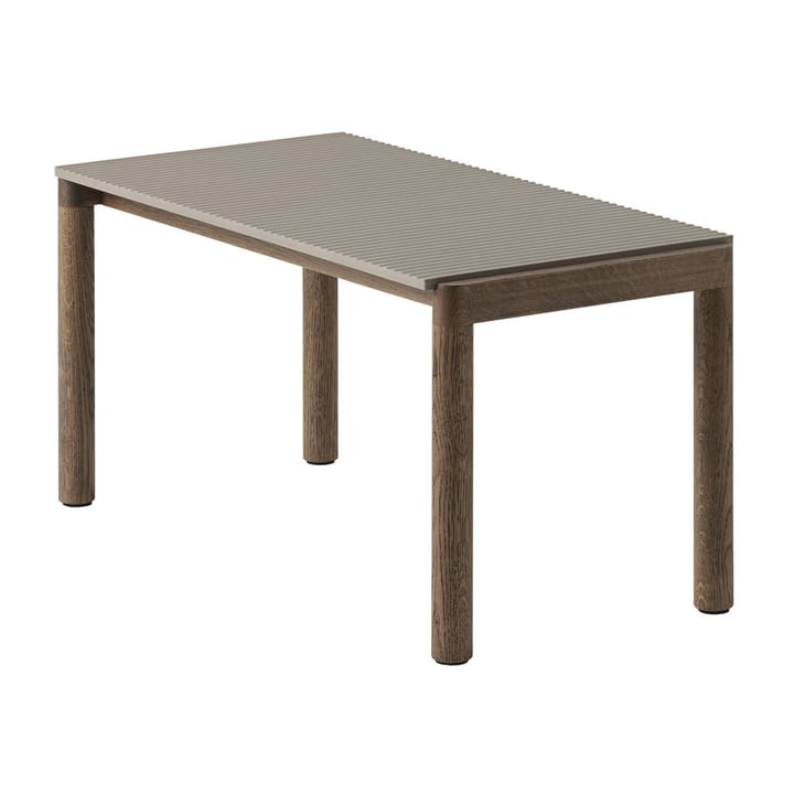 Couple 1 Wavy Beistelltisch 40 x 84 x 40cm - Taupe-dark oiled oak - Muuto